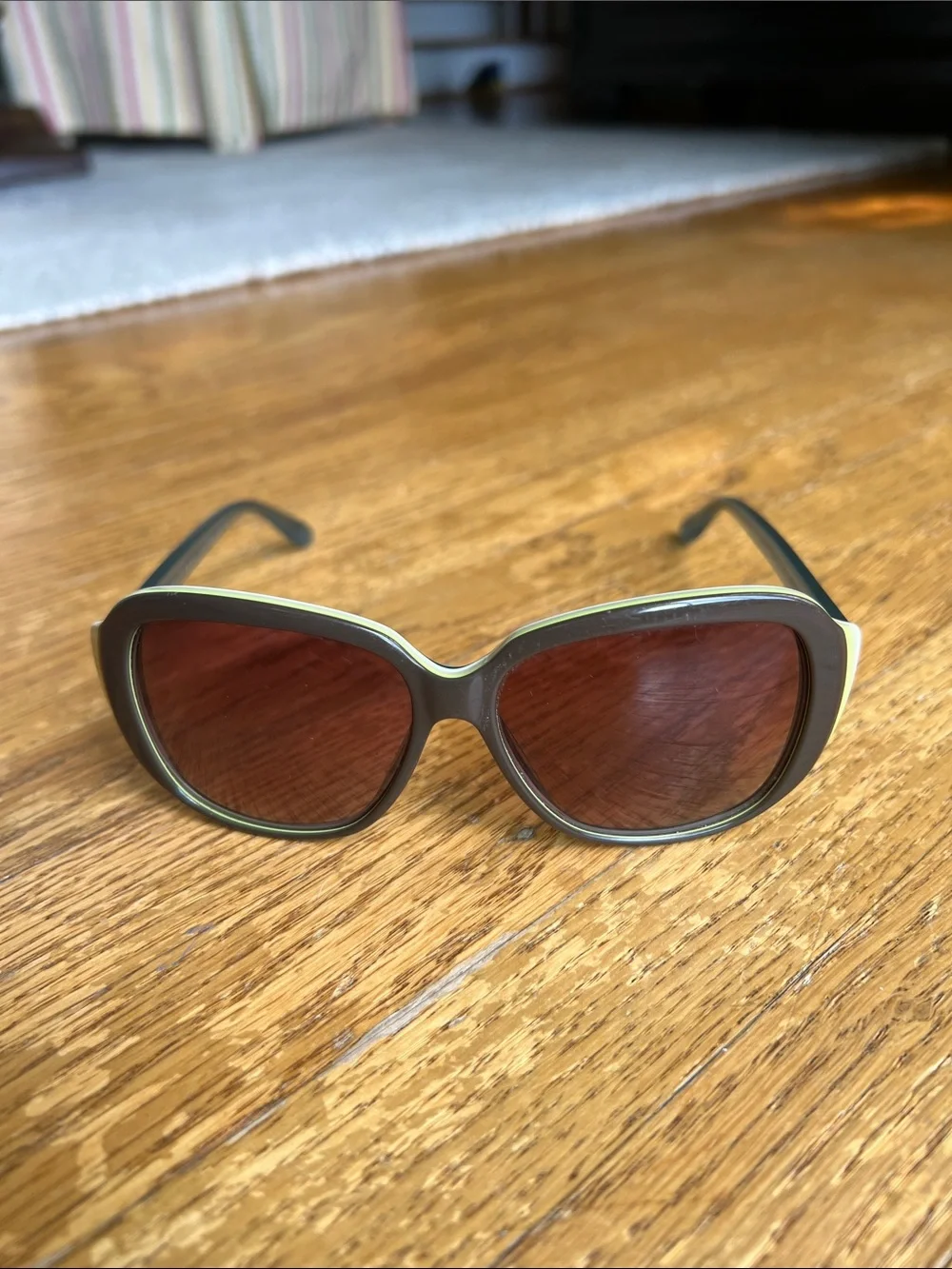 Marc By Marc Jacobs Olive Green Frame Sunglasses with Brown Lenses